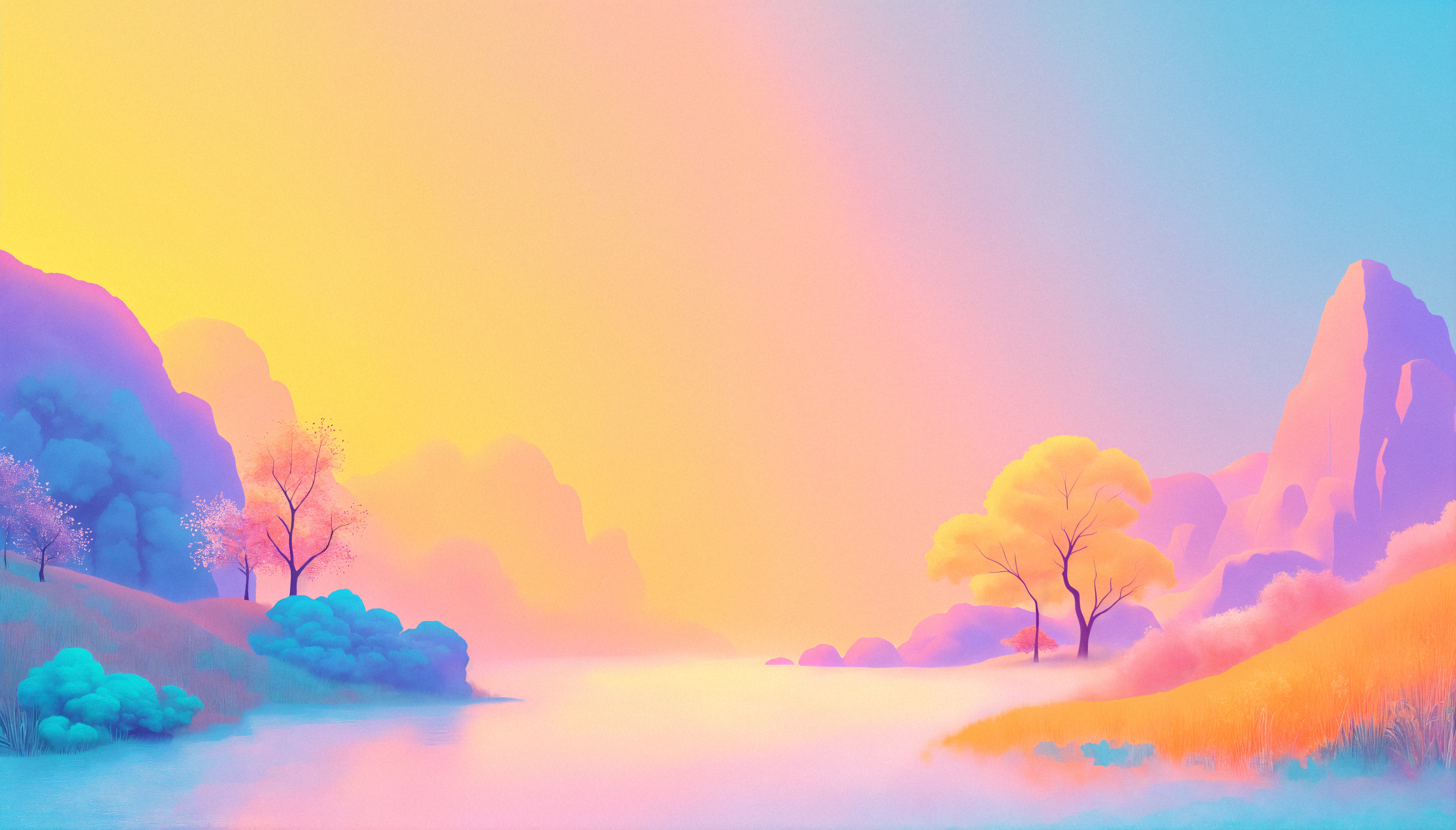colourful-minimalistic-scene-illustration